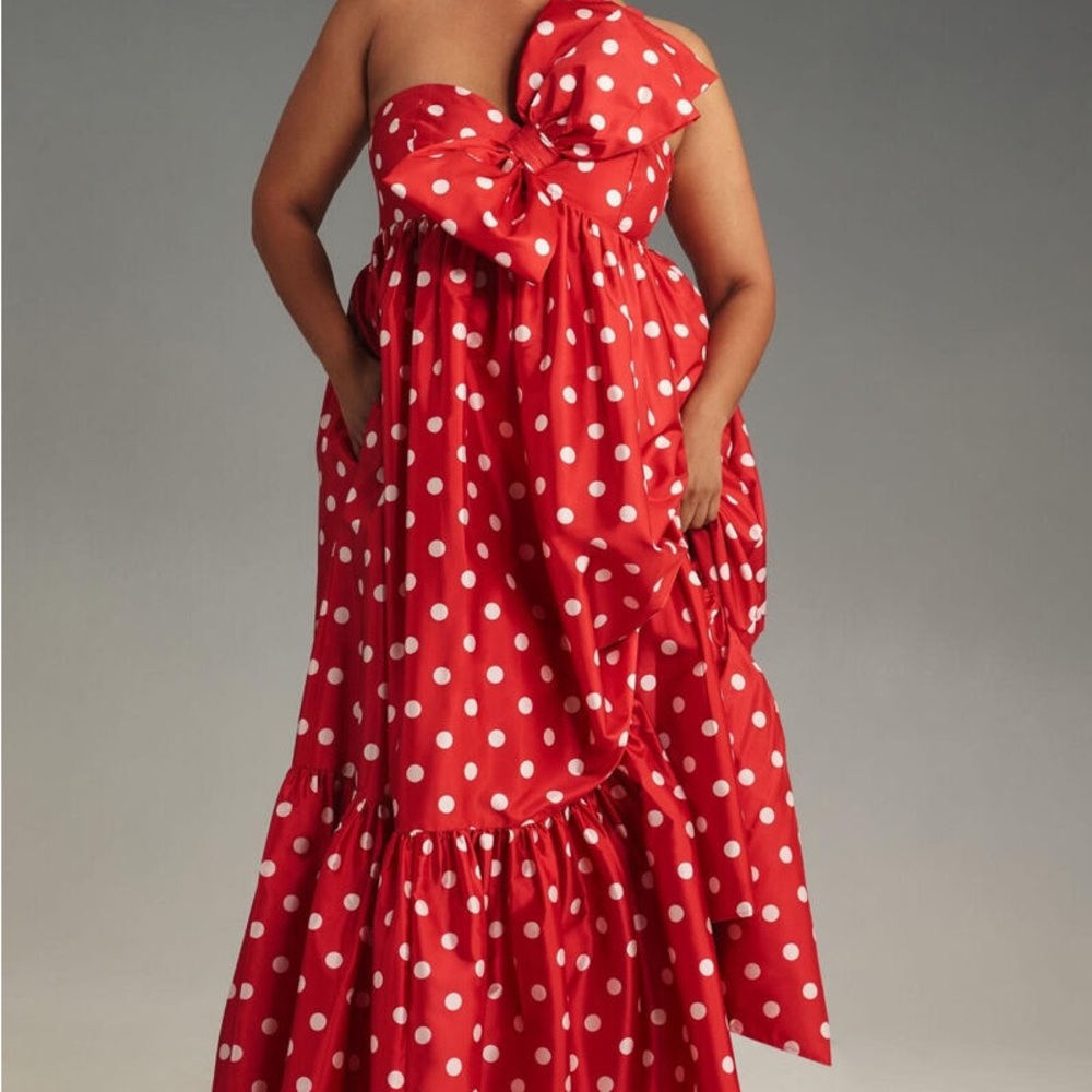 Anthropologie ATSU Sally Bow Maxi Dress